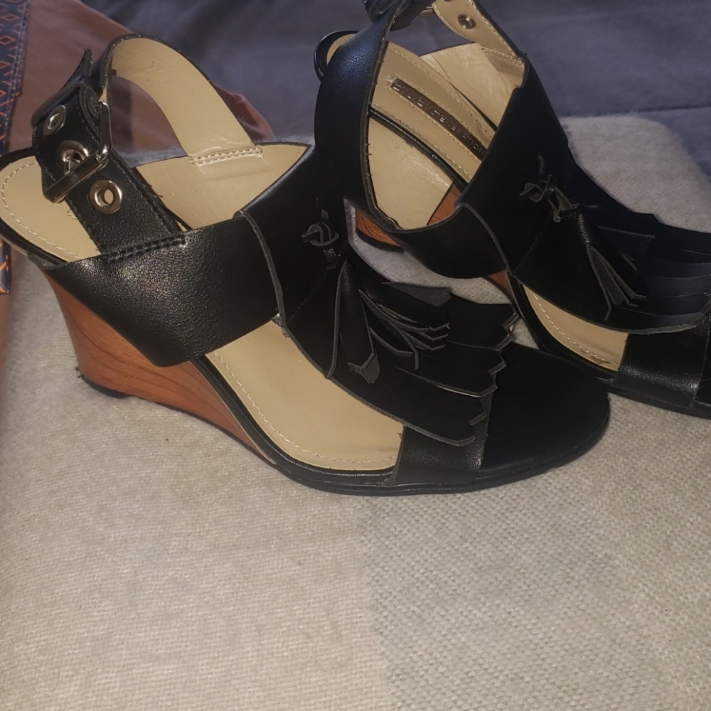 Bcbg tassler wedge sandal